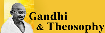 Theosophy Gandhi teachings logo